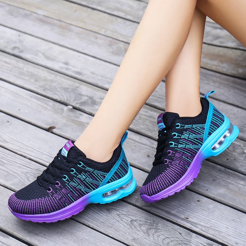 Men's adjustable - strap sneakers for a customized fitFashion Women Lightweight Sneakers Running Shoes Outdoor Sports Shoes Breathable Mesh Comfort Running Shoes Air Cushion Lace Up