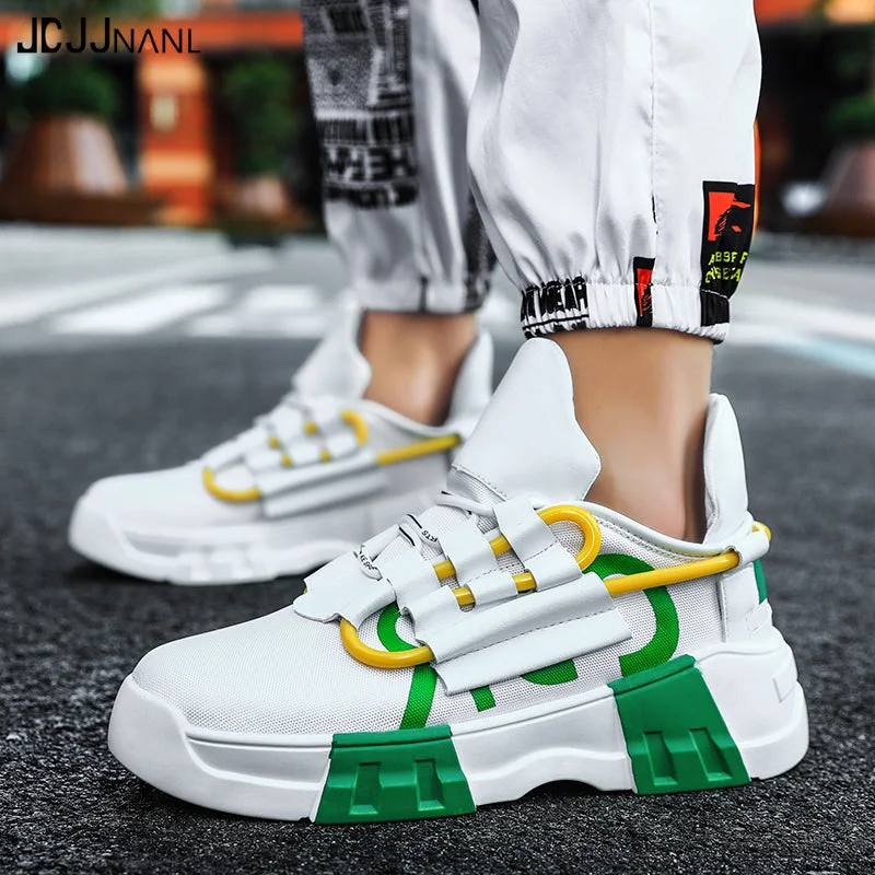 Men's classic - style sneakers with a modern twistHigh Quality Men Running Shoes  Hot Sale Thick Bottom Trend Sneakers Men Shoes Outdoor Non-slip Breathable Walking Shoes