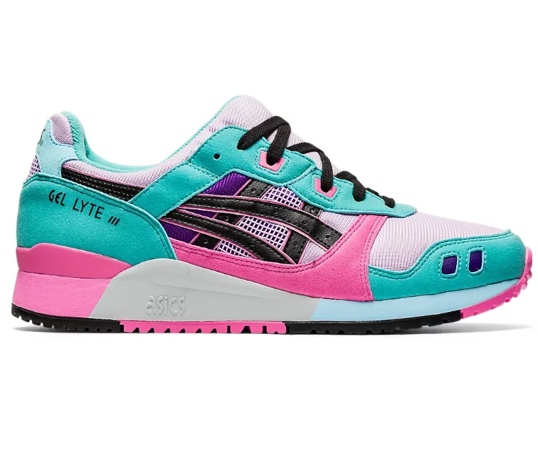 Men's multi - colored sneakers with a gradient effectMen's Asics Gel-Lyte III OG (Lilac/Dragon Fruit)