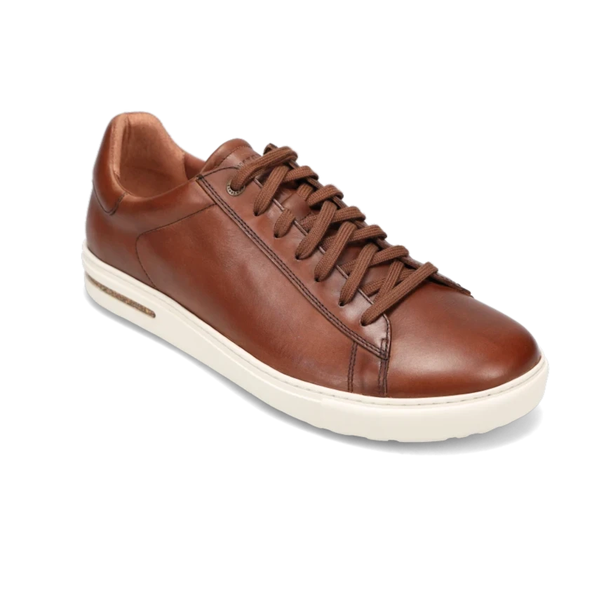 Men's low - top canvas sneakers with a floral printMen's Bend Cognac Leather