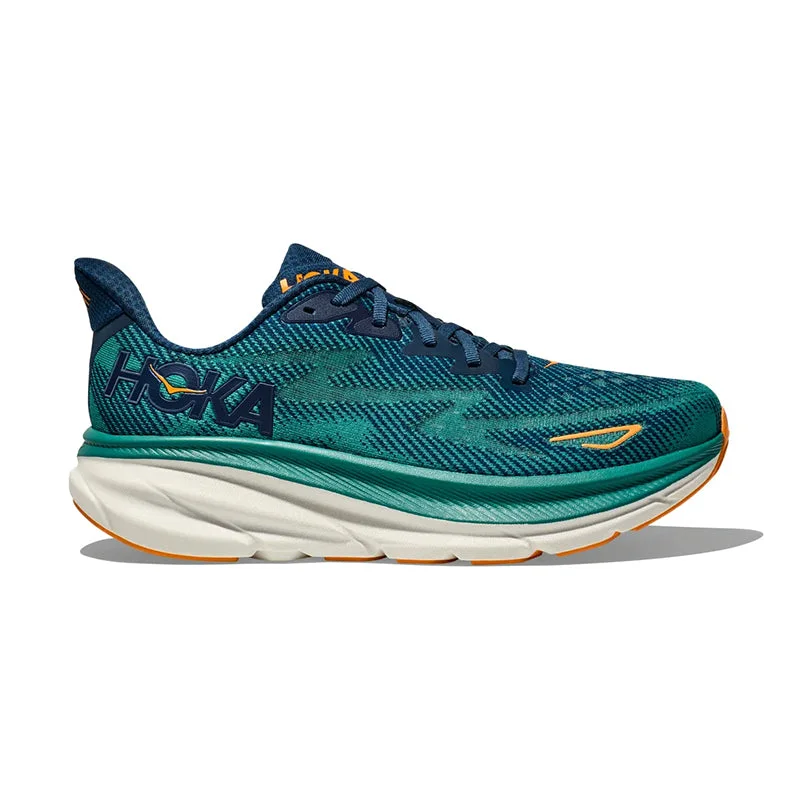 Men's neon - colored sneakers for a bold statementMen's Clifton 9 Midnight/Oceanic