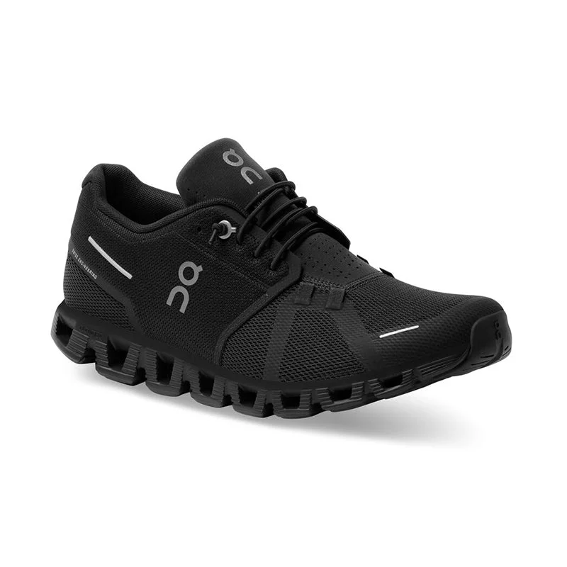 Men's high - end luxury sneakers with hand - stitched detailsMen's Cloud 5 All Black