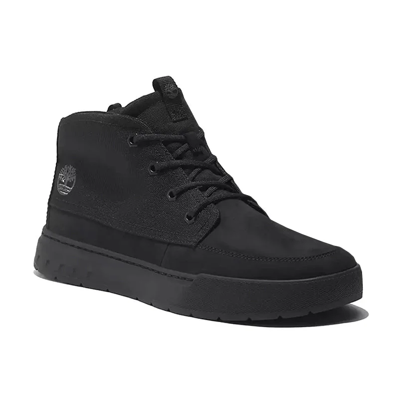 Men's sneaker boots with a mid - ankle heightMen's Maple Grove Mid Sneaker Blackout Nubuck