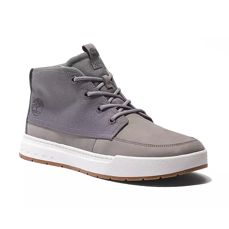 Men's retro - inspired basketball sneakers with a high - top designMen's Maple Grove Mid Sneaker Medium Grey Nubuck