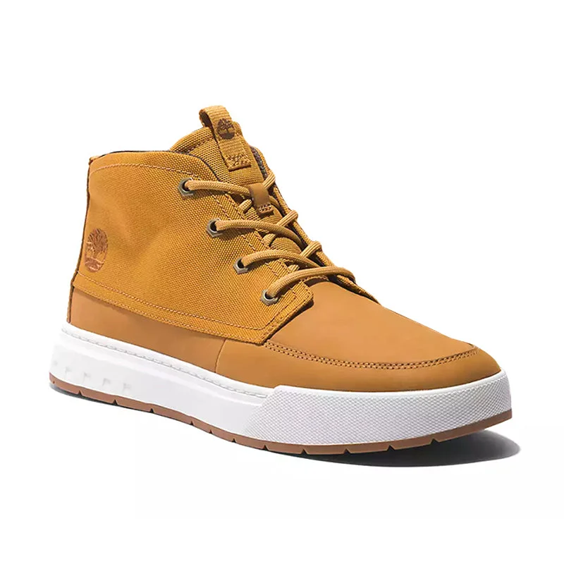 Men's soccer - inspired sneakers with a studded soleMen's Maple Grove Mid Sneaker Wheat Nubuck