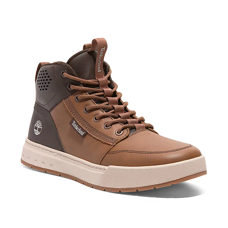 Men's shock - absorbing trail running sneakersMen's Maple Grove Sport Mid Rust Full Grain