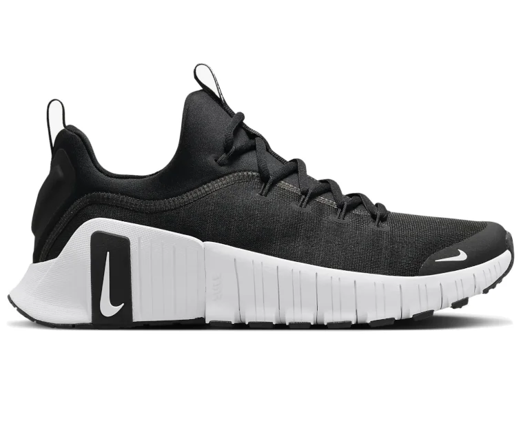 Men's adjustable - strap sneakers for a customized fitMens Nike Free Metcon 6 (Black/White)