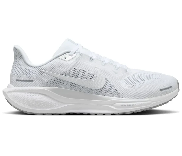 Men's wide - width sneakers for a comfortable fitMens Nike Pegasus 41 (White/Pure Platinum)