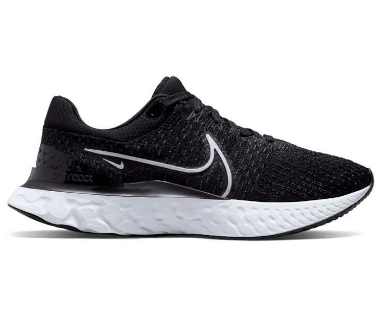 Men's breathable sneakers for hot summer daysMen's Nike React Infinity Run FK3 (Black/White)