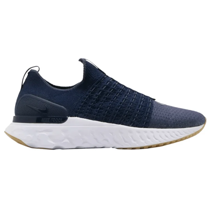 Men's casual sneakers with a woven upper for a unique textureMen’s Nike React Phantom FK 2 ‘College Navy’