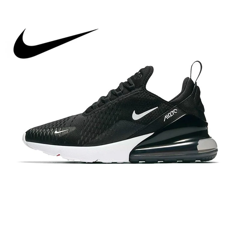 Men's running sneakers with shock - absorbing solesOriginal Nike Air Max 270 180 Mens Running Shoes Sneakers Sport Outdoor 2018 New Arrival Authentic Outdoor  Breathable Designer