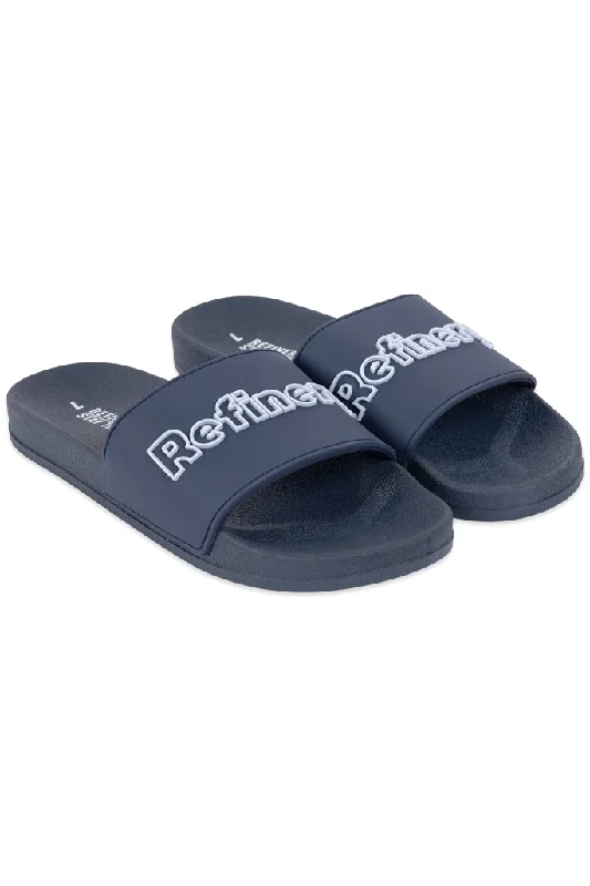 Men's chunky - sole sneakers for a trendy lookPool Slides _ 151141 _ Navy