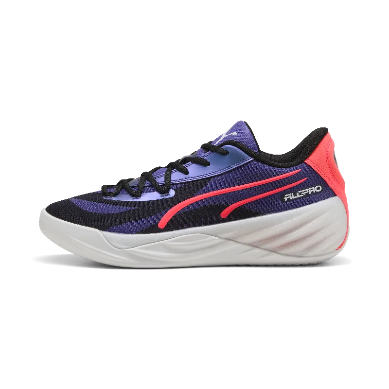 Men's high - top leather sneakers with a zip - up sidePUMA All-Pro NITRO™ Team Violet Men's Basketball Shoes