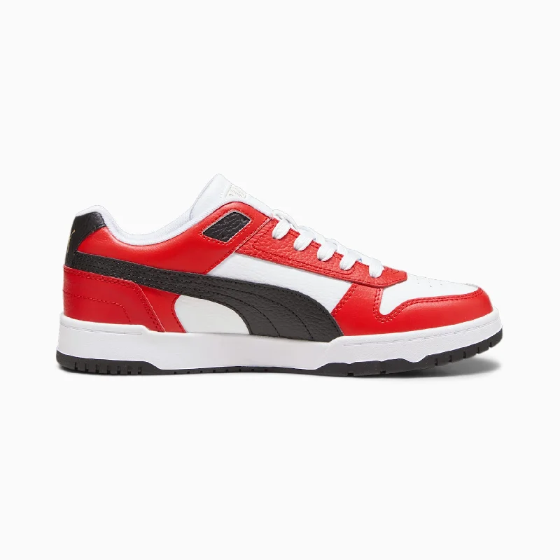 Men's adjustable - strap sneakers for a customized fitPUMA MEN'S GAME LOW RED/BLACK SHOES