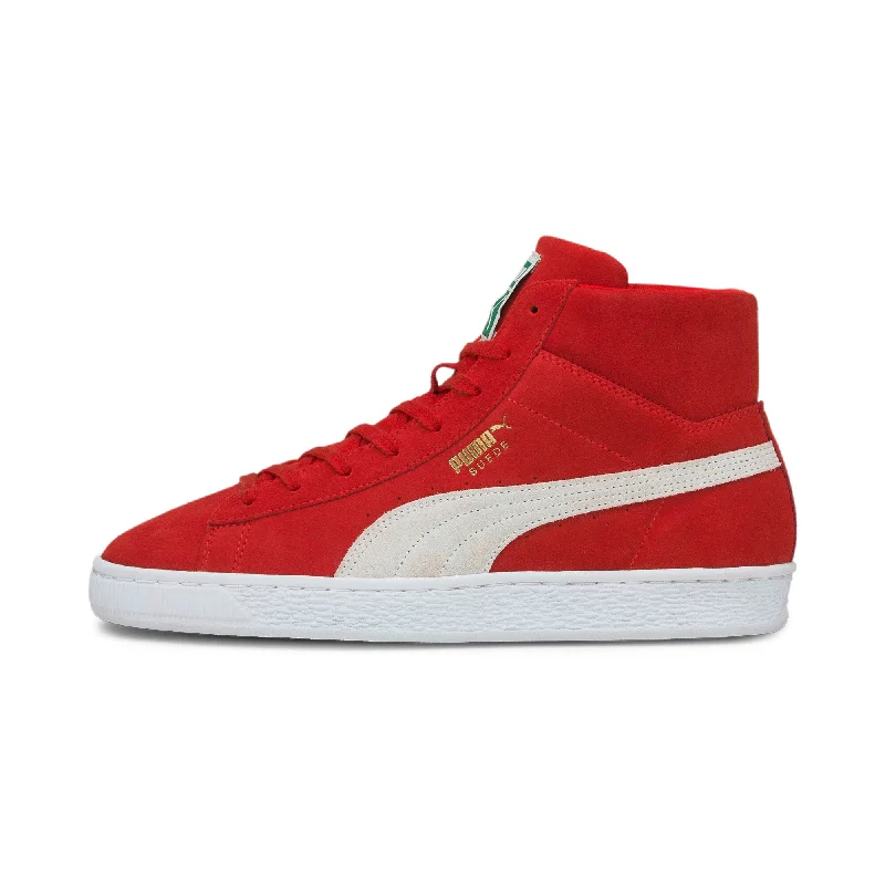 Men's retro - style sneakers inspired by the 80sPUMA Men's Suede Mid XXI Sneakers