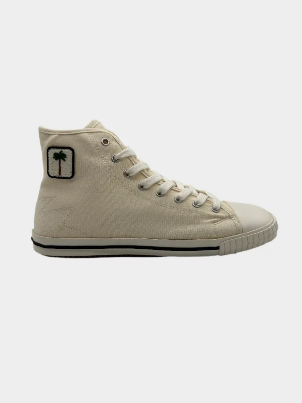 Men's vegan leather sneakers for an eco - friendly optionSquare High Top Vulcanized