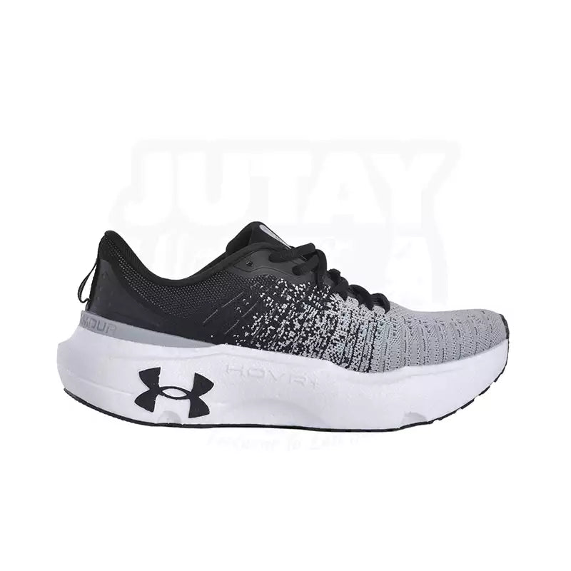 Men's high - performance basketball sneakers with air cushioningUA INFINITE RUN - BLACK DUO