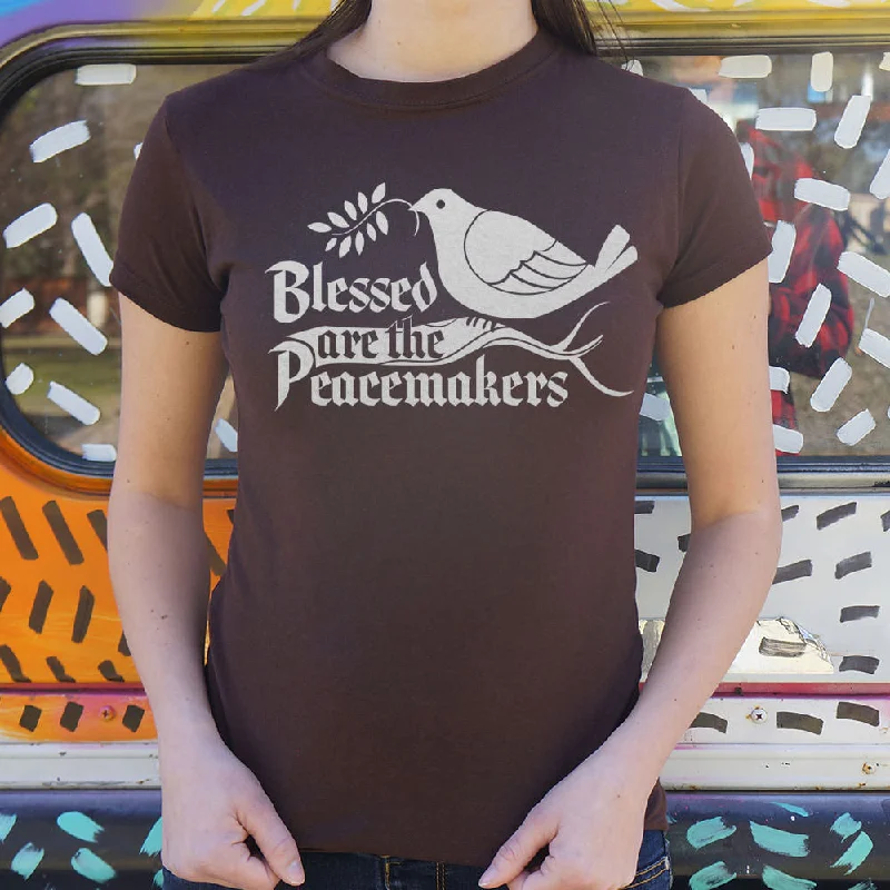 Men's slip - on sneakers with elastic side panelsBlessed Are The Peacemakers T-Shirt (Ladies)