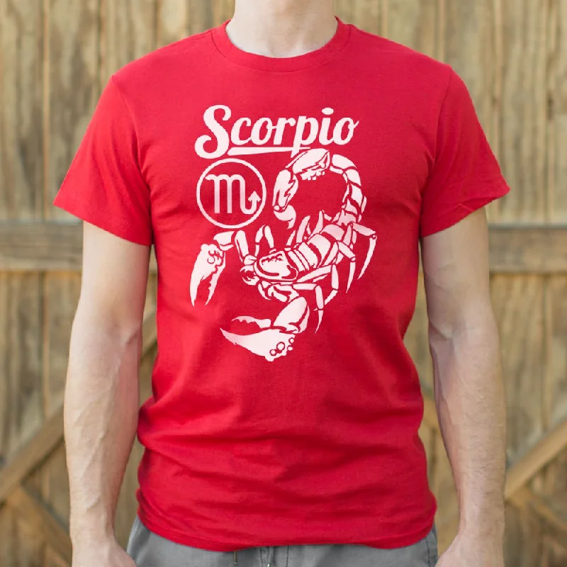 Men's black canvas sneakers with a red soleScorpio Zodiac T-Shirt (Mens)