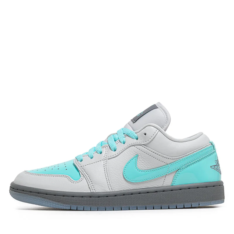 Men's adjustable - strap sneakers for a customized fitWomen's Air Jordan 1 Low SE - Photon Dust/Aurora Green