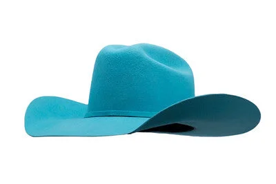 Men's western boots in a rich brown or black leatherPro Hats 8X Minnick Tiffany Turquoise Felt Hat