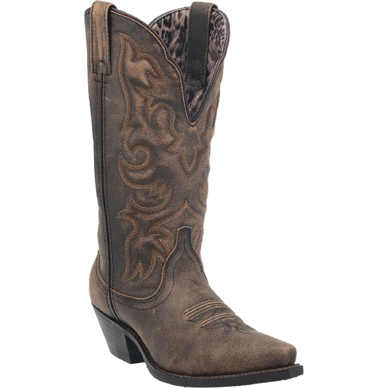 Men's western boots in a rich brown or black leather51079 Access Black/Tan - Fits wider calve