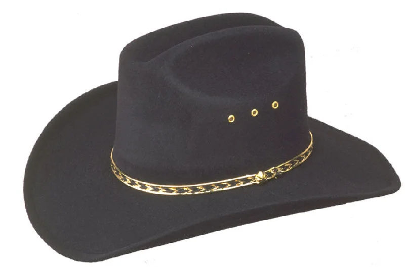 Alligator - embossed men's western boots for a bold statementBFF-26BLK - Black Faux Felt Hat