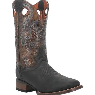 Men's western boots with a tooled leather design on the shaftDan Post Men's Deuce Western Boot