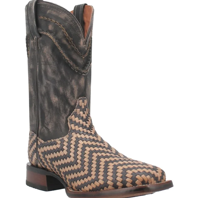 Men's western boots with a high - heeled design and a pointed toeDan Post Men's Keaton Western Boot