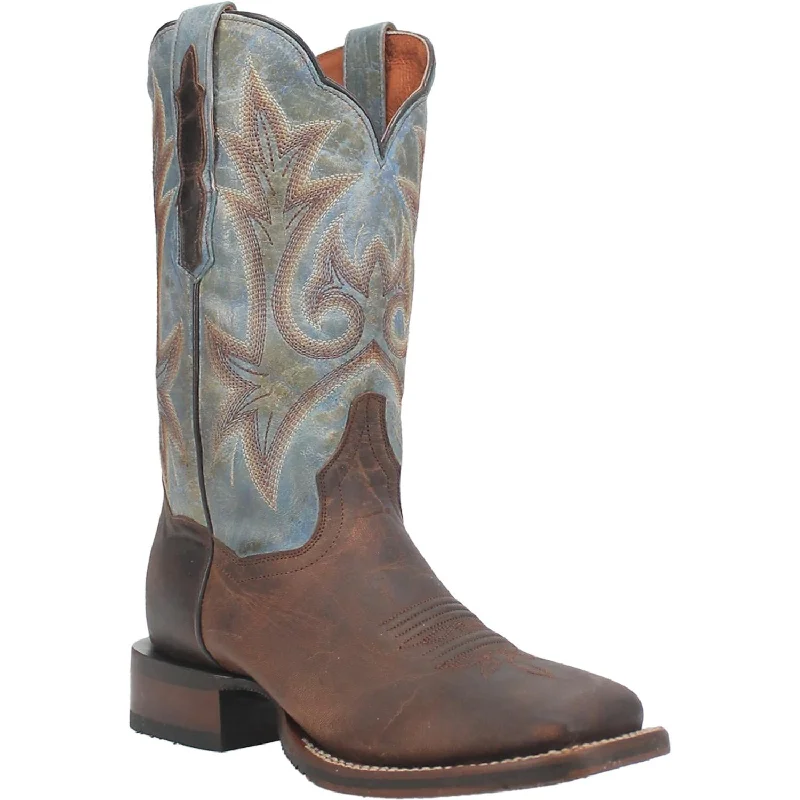 Men's western boots with a leather - wrapped heel and a smooth finishDP4648 Kelsi