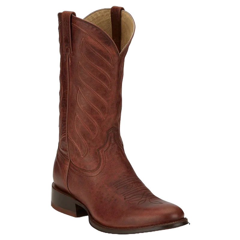 Men's western boots in a rich brown or black leatherTony Lama Men's Lendado Cognac Rust Boot