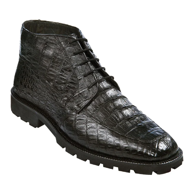 Men's western boots with a tooled leather design on the shaftMen's Original Exotic Caiman Belly Skin Shoe ZA2068205