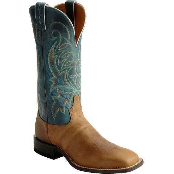 Men's western boots with a high - quality leather upper and a suede liningTony Lama Men's Dune Roughrider Boot