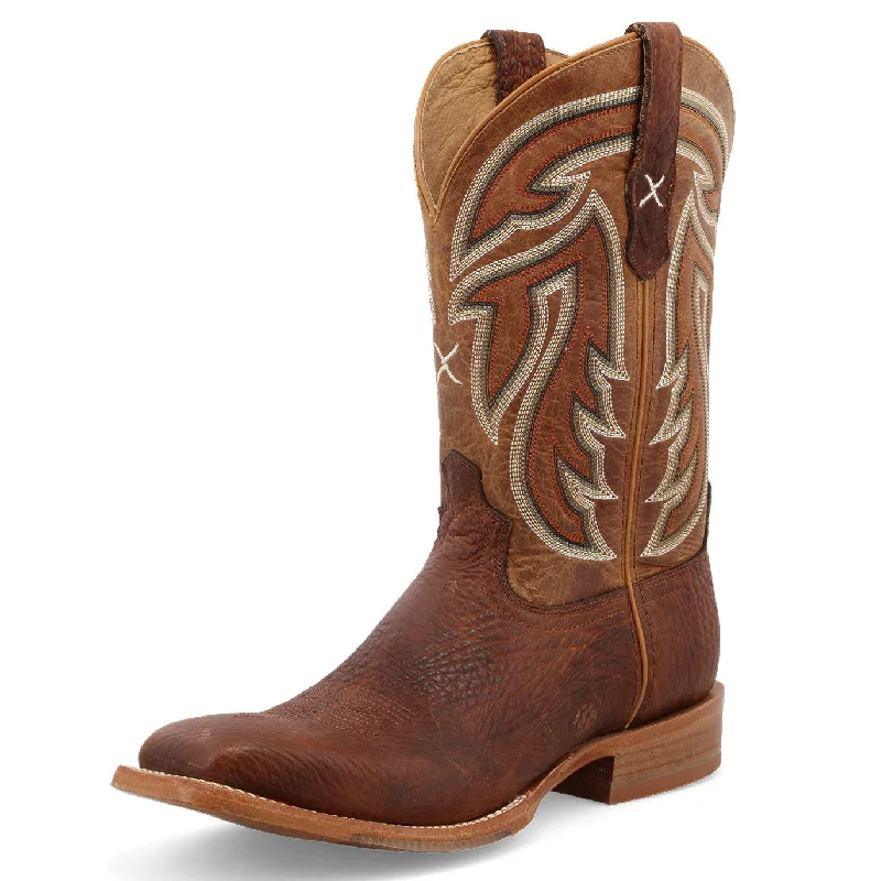 Men's western boots in a rich brown or black leatherTwisted X Men’s Rancher Boot in Nutmeg/Peanut