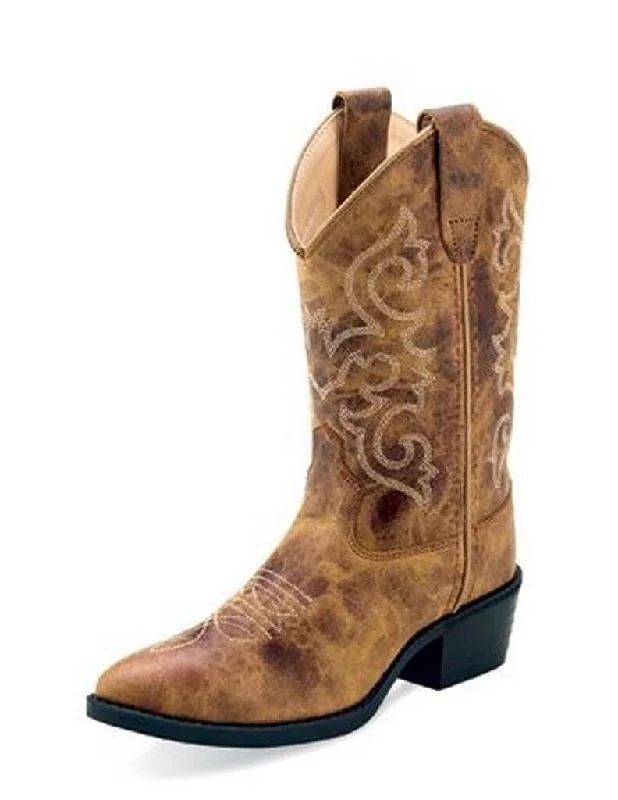 Men's western boots with a leather lining and a padded insoleYouth - 8175 Old West